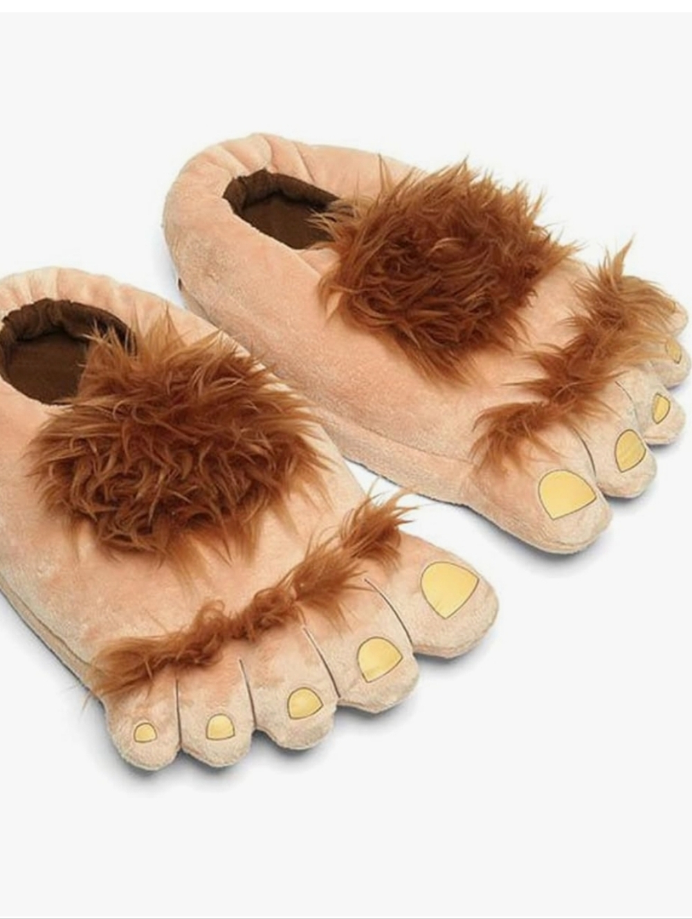 Furry Monster Adventure Slippers, Bigfoot Comfortable Novelty Slippers